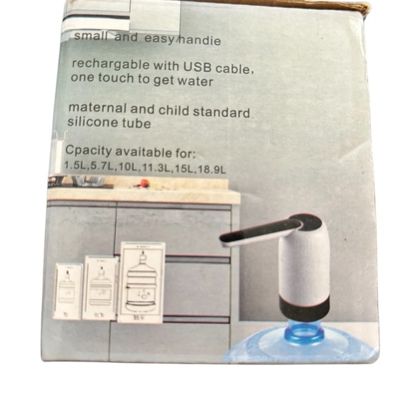 Smirit Automatic Water Dispenser For 5 Gallon Bottle Rechargable Easy To Use - Picture 4 of 5